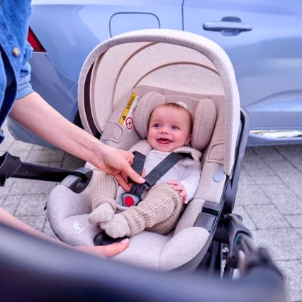 Lionelo - Детско столче за кола MOXIE i-Size 40-87 cm Пясъчен беж