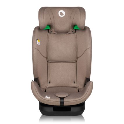 Lionelo - Детско столче за кола с база, завъртащо се LAVENDER i-Size 76-150 см бежово лате