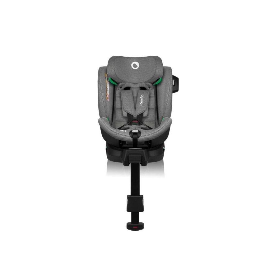 Lionelo - Детско столче за кола с въртяща се база HARMONY i-Size 40-150 см сиво