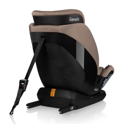 Lionelo - Детско столче за кола с въртяща се база LAVENDER i-Size 76-150 см бежово (Latte)