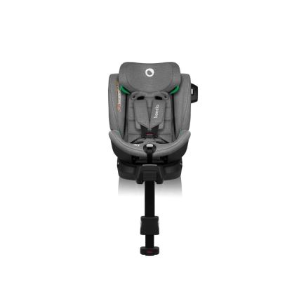 Lionelo - Детско столче за кола с въртяща се основа HARMONY i-Size 40-150 см черно/сиво
