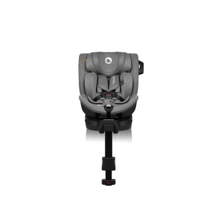Lionelo - Детско столче за кола с въртяща се основа HARMONY i-Size 40-150 см черно/сиво