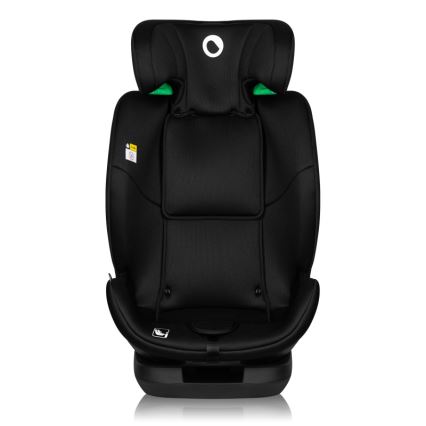 Lionelo - Детско столче за кола с въртяща се основа LAVENDER i-Size 76-150 cm Черен карбон