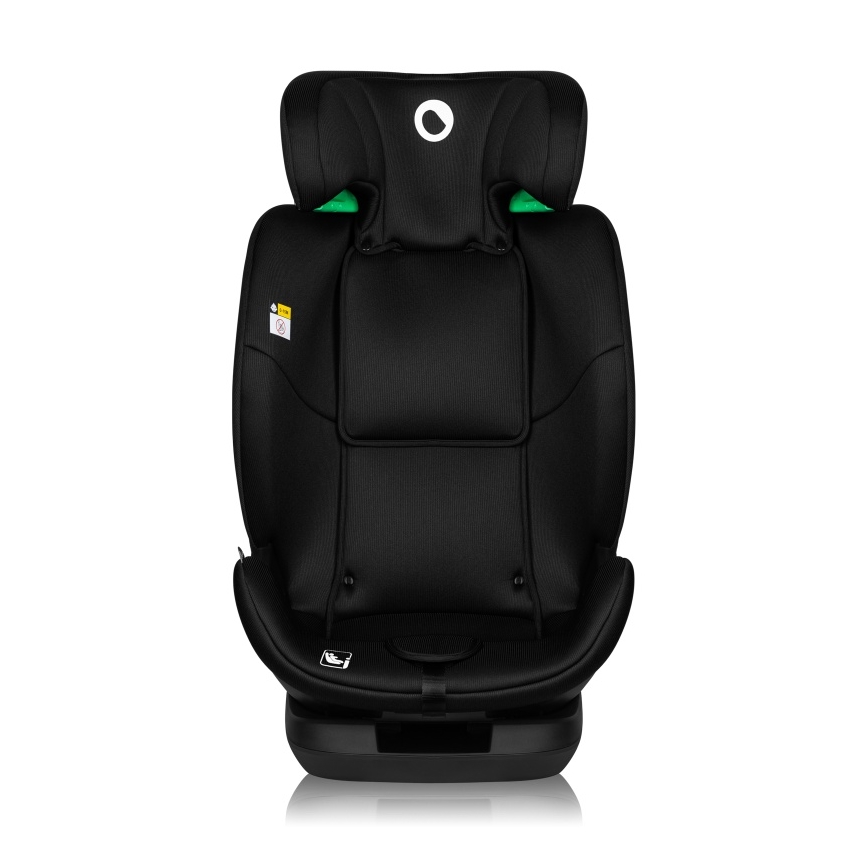Lionelo - Детско столче за кола с въртяща се основа LAVENDER i-Size 76-150 cm Черен карбон