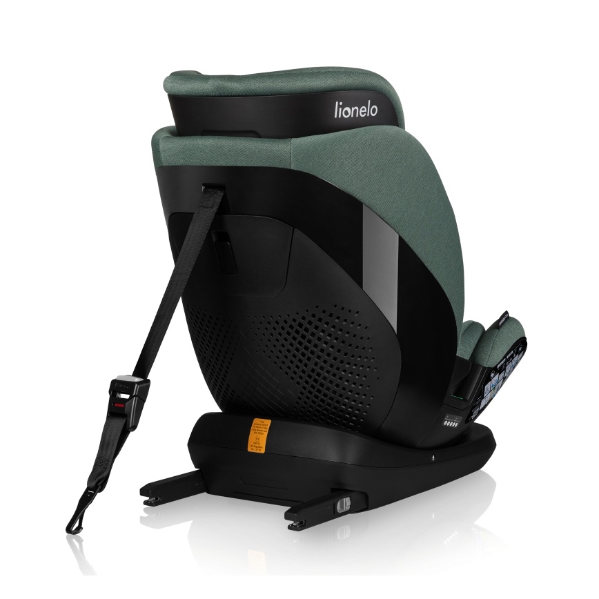 Lionelo - Детско столче за кола LAVENDER i-Size 76-150 см с въртяща се основа, пистачено зелено