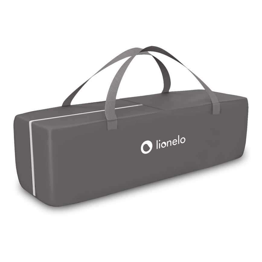 Lionelo - Детско креватче за пътуване SVEN PLUS сив