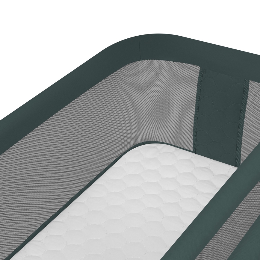 Lionelo - Детско креватче 3 в 1 JODIE зелено-графит