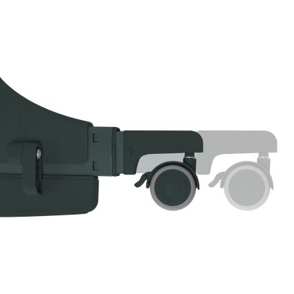 Lionelo - Детско креватче 3 в 1 JODIE зелено-графит