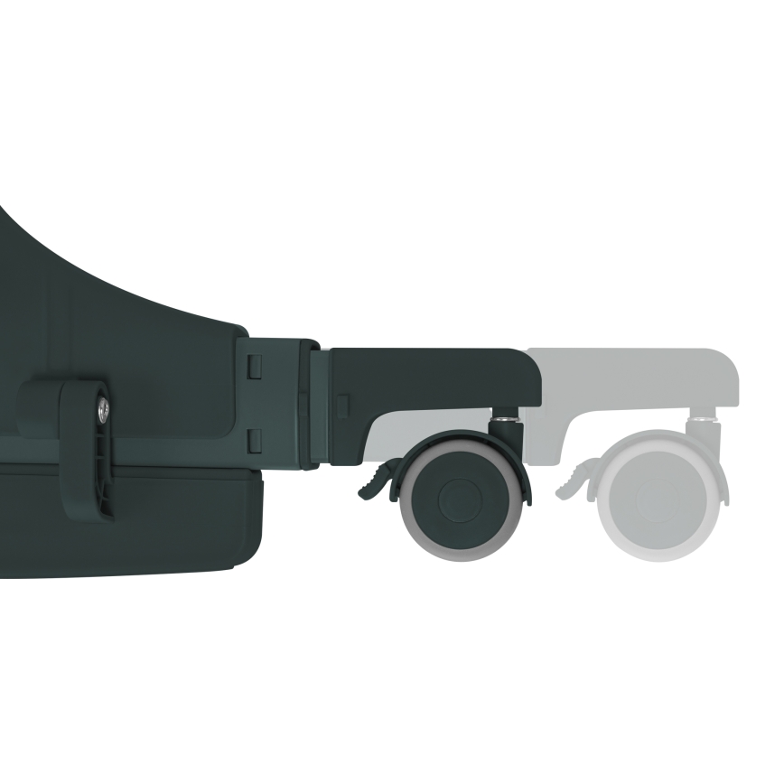 Lionelo - Детско креватче 3 в 1 JODIE зелено-графит