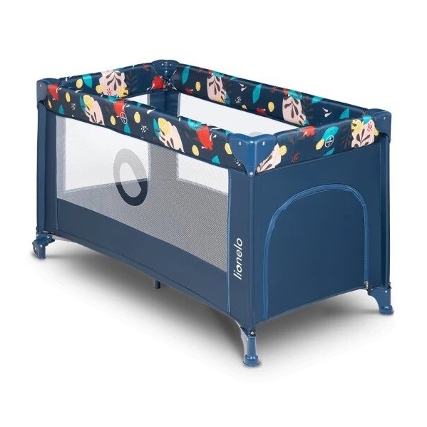 Lionelo - Детско креватче за пътуване STEFI тъмносин