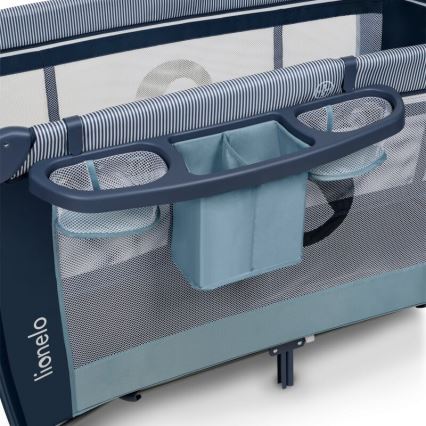 Lionelo - Детско креватче за пътуване SVEN PLUS син