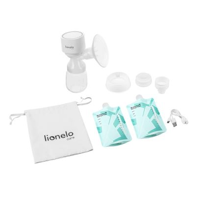 Lionelo - Електрическа акумулаторна помпа за изцеждане на майчино мляко FIDI ONE 5V 1000 mAh 180 ml