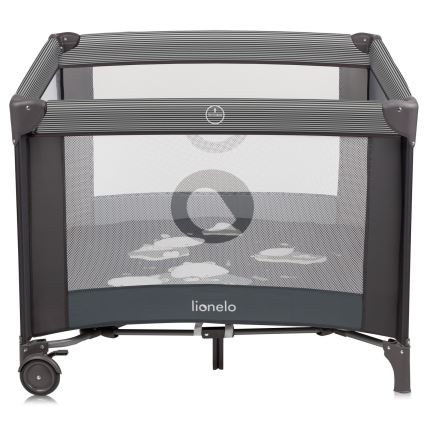 Lionelo - Игрална кошара BONNIE, сив в скандинавски стил