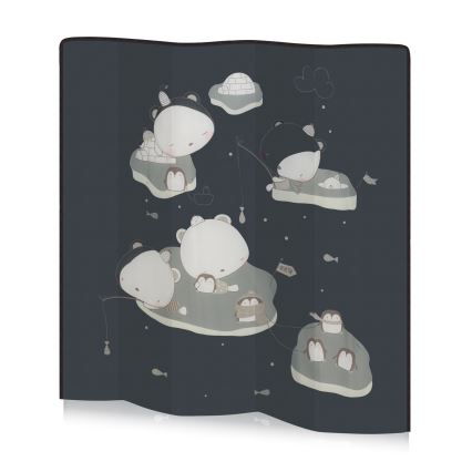 Lionelo - Игрална кошара BONNIE, сив в скандинавски стил