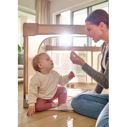 Lionelo - Игрална кошара FLORENCE Бежов пясък