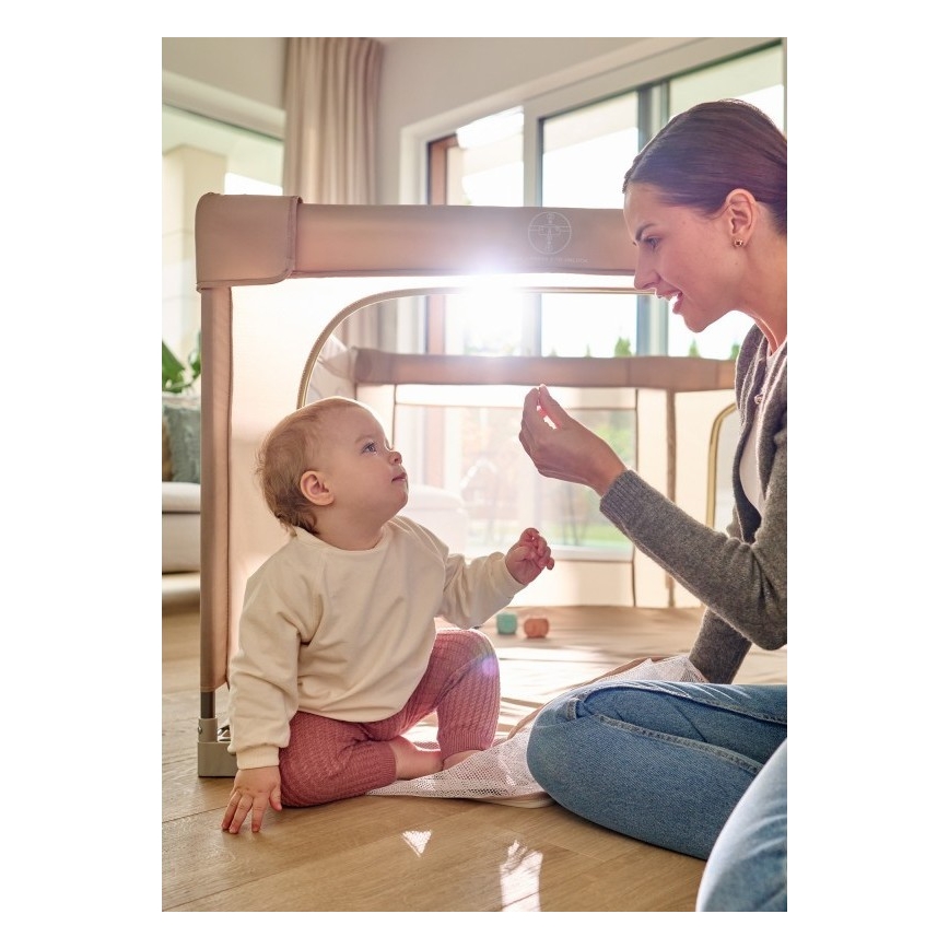 Lionelo - Игрална кошара FLORENCE Бежов пясък