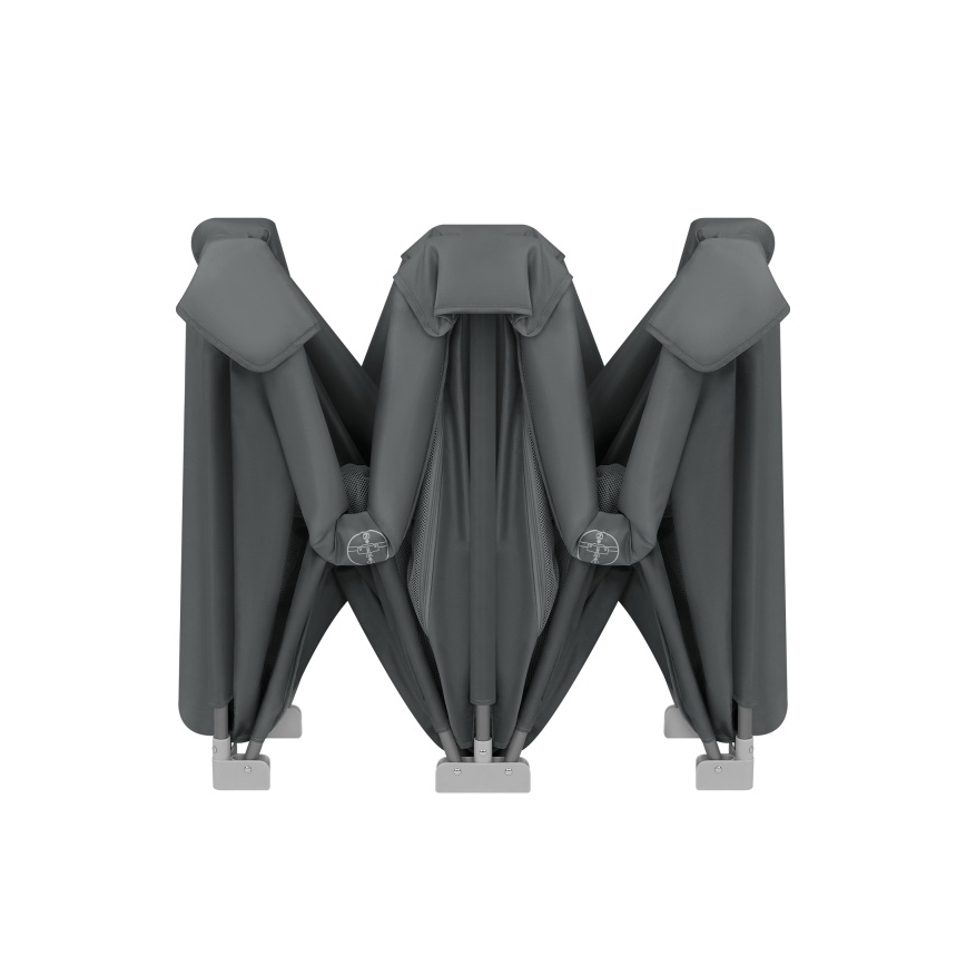 Lionelo - Игрална кошара FLORENCE графитено сива