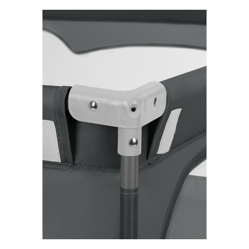 Lionelo - Игрална кошара FLORENCE графитено сива