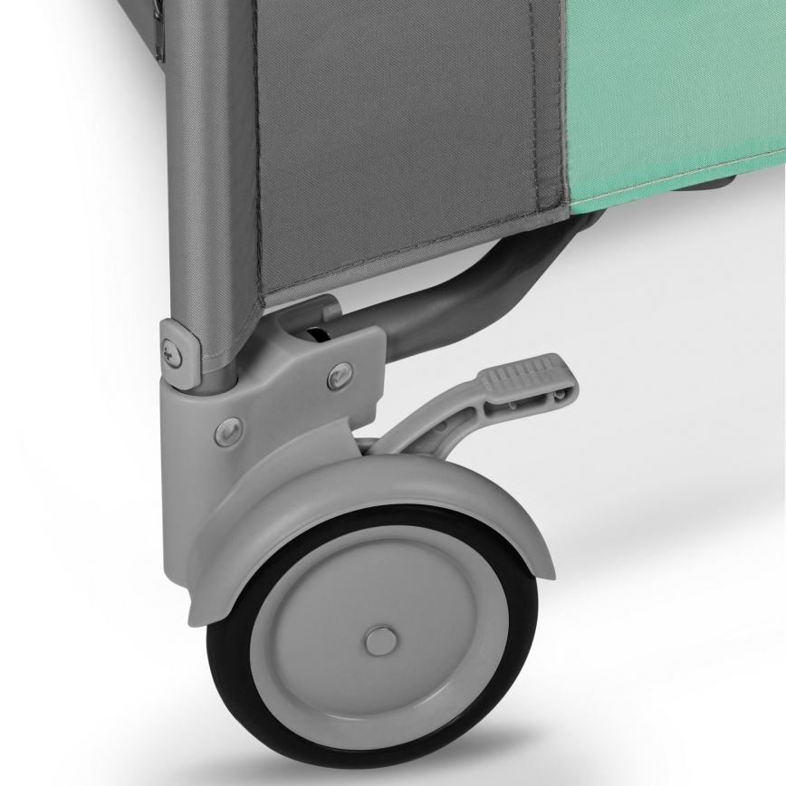 Lionelo - Игралски манеж MILLE Сиво-зелен