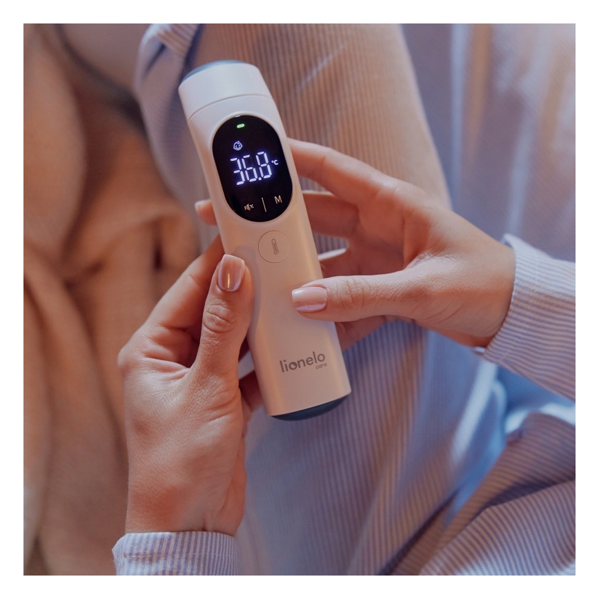 Lionelo - Инфрачервен термометър FEVERSCAN с 2xAAA батерии