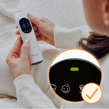 Lionelo - Инфрачервен термометър FEVERSCAN с 2xAAA батерии