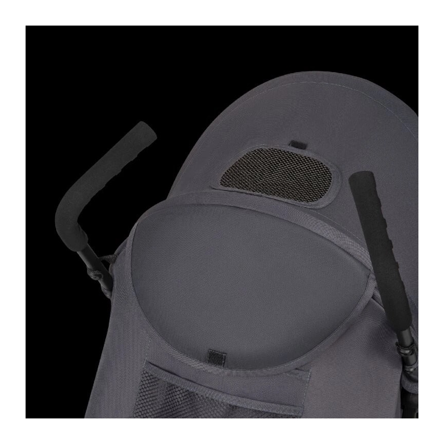 Lionelo - лека чадърна детска количка ELIA, тъмно сива