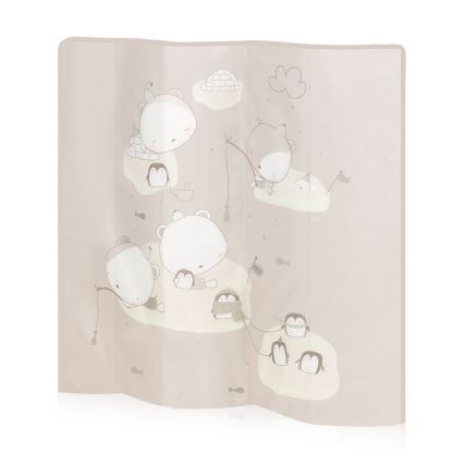 Lionelo - Манеж за игра BONNIE Бежов пясък