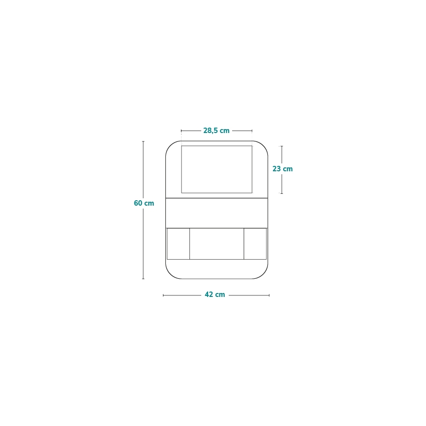 Lionelo - Органайзер за автомобил SEAT ORGANIZER Черен