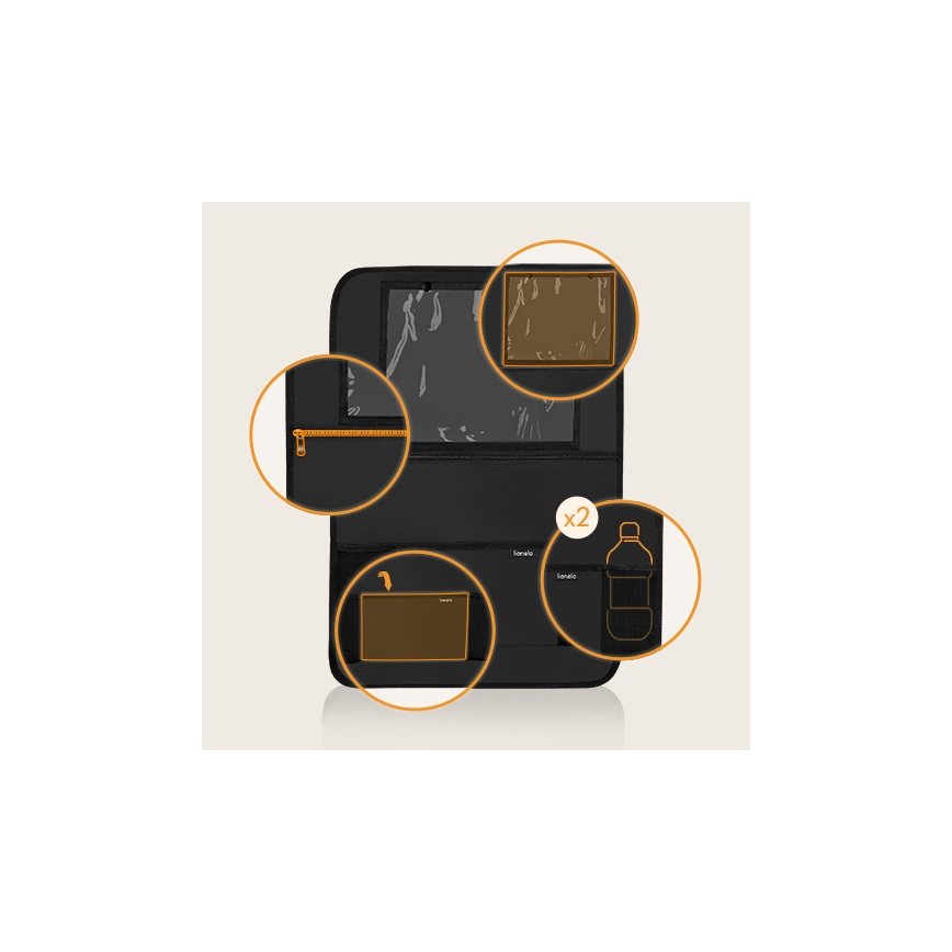 Lionelo - Органайзер за автомобил SEAT ORGANIZER Черен