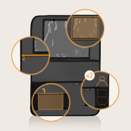 Lionelo - Органайзер за автомобил SEAT ORGANIZER сив