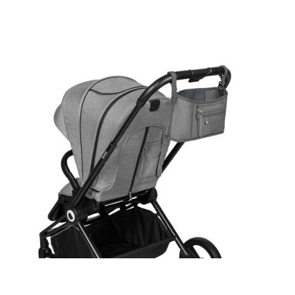 Lionelo - Органайзер за бебешка количка LITTLE CUBE Grey Stone