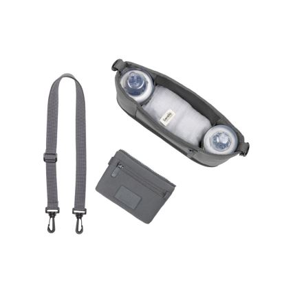 Lionelo - Органайзер за бебешка количка LITTLE CUBE Grey Stone