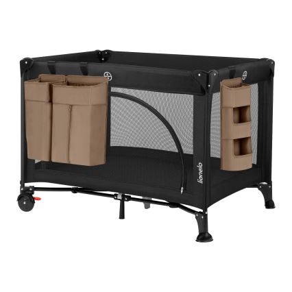 Lionelo - Органайзер за бебешко креватче 3 в 1 SIDEPOCKET бежов