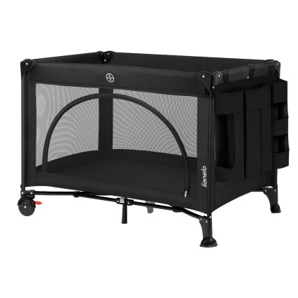 Lionelo - Органайзер за креватче 3 в 1 SIDEPOCKET Черен