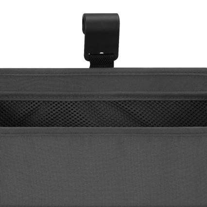 Lionelo - Органайзер за креватче 3 в 1 SIDEPOCKET сив