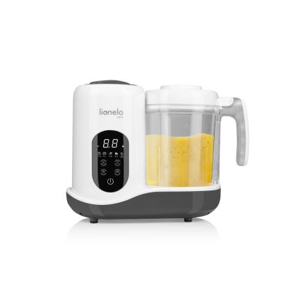 Lionelo - Пароварка 5 в 1 BABYMENU 110W/230V бяла/сива