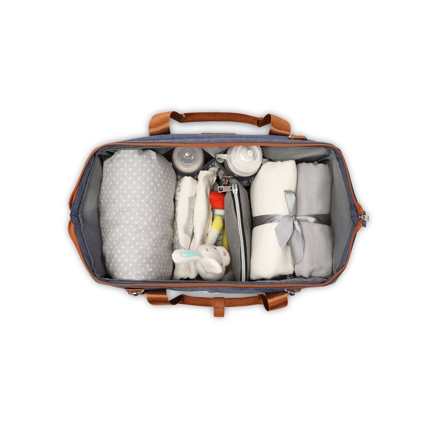 Lionelo - пелена чанта за количка IDA син деним