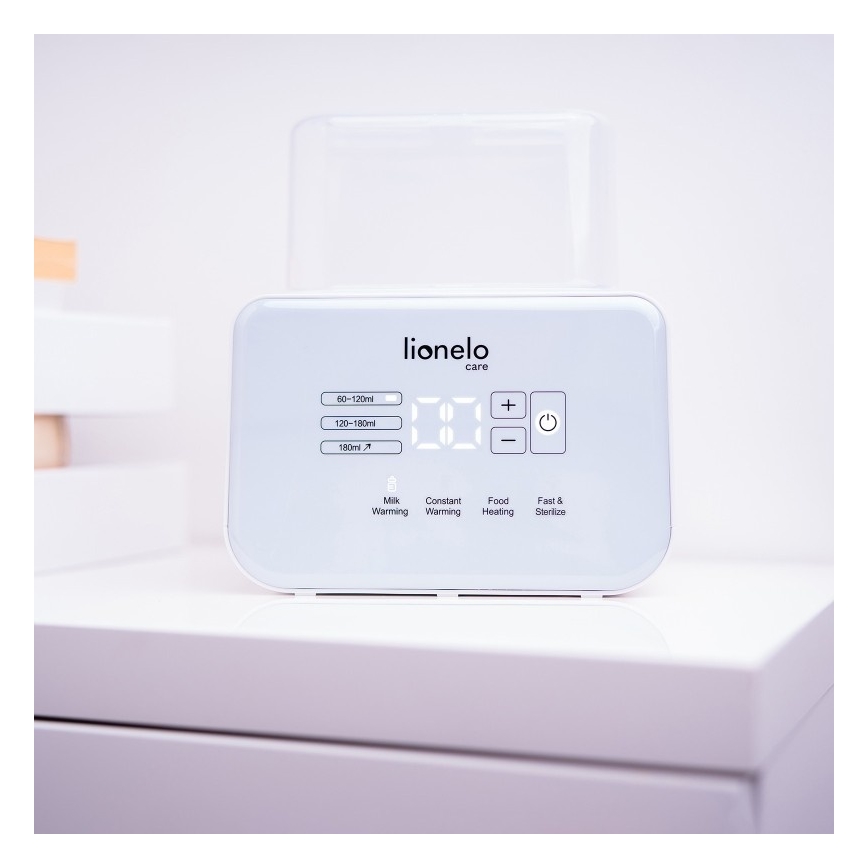 Lionelo - Подгрявач за шишета THERMUP DOUBLE 250W/230V бял