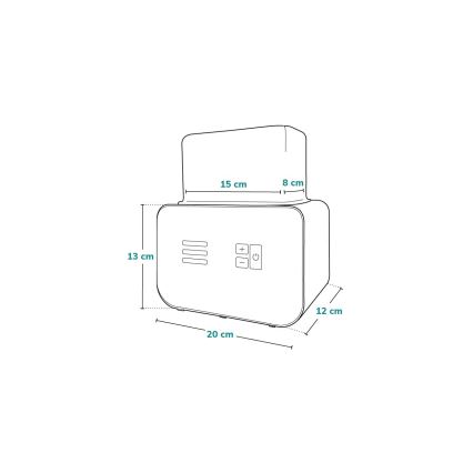 Lionelo - Подгрявач за шишета THERMUP DOUBLE 250W/230V бял