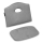 Lionelo - Подложка за детско столче за хранене FLORIS CUSHION Grey Stone