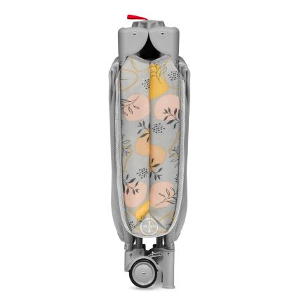 Lionelo - Портативно креватче STEFI PLUS, розово/жълто