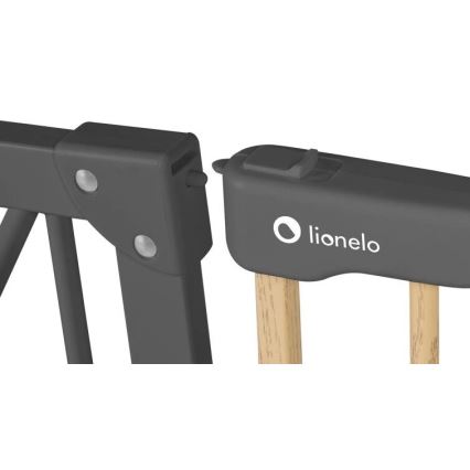 Lionelo - Предпазна бариера TRUUS SLIM черна/бежова