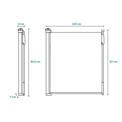 Lionelo - Предпазна бариера TULIA черна