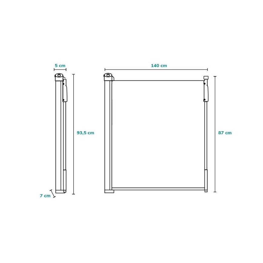 Lionelo - Предпазна бариера TULIA черна