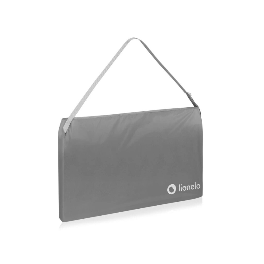 Lionelo - Предпазна ограда за легло LORA XL, сива