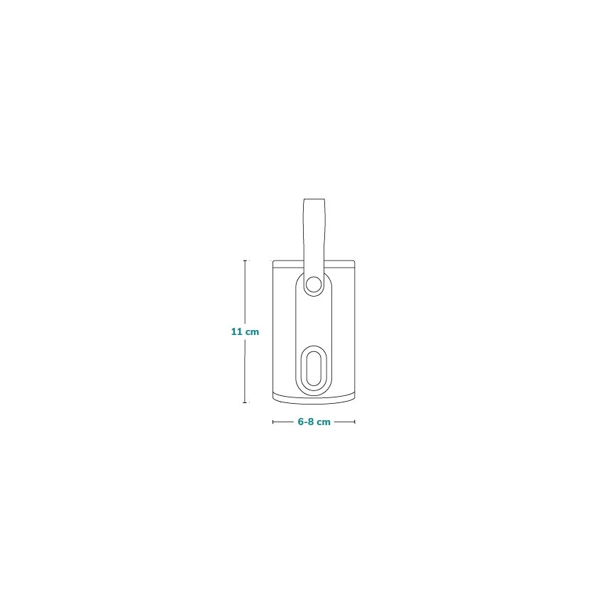Lionelo - Преносим акумулаторен подгрявач за бебешки шишета THERMUP GO 18W/5V сив/сребрист