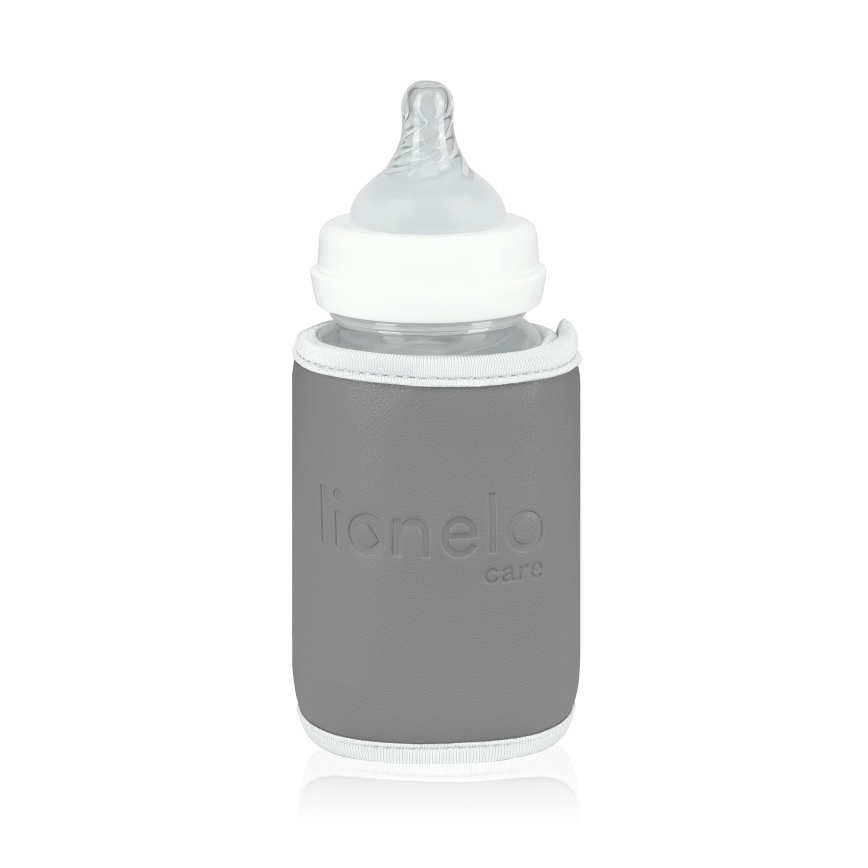 Lionelo - Преносим акумулаторен подгрявач за бебешки шишета THERMUP GO 18W/5V сив/сребрист
