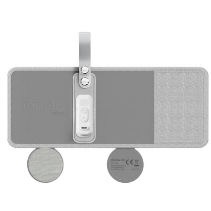 Lionelo - Преносим акумулаторен подгрявач за бебешки шишета THERMUP GO 18W/5V сив/сребрист