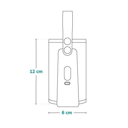 Lionelo - Преносим нагревател за шишета с презареждаща се батерия THERMUP GO PLUS 10W/5V бежов
