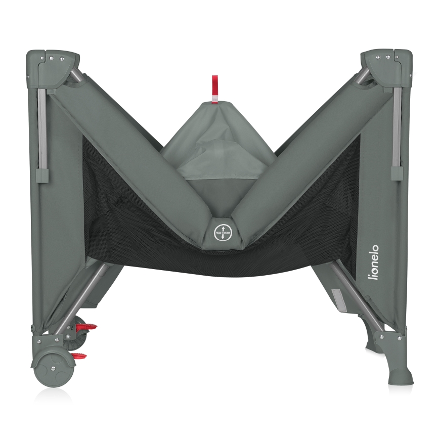 Lionelo - Преносима бебешка кошара 3 в 1 ELLEN Зелен шалфей